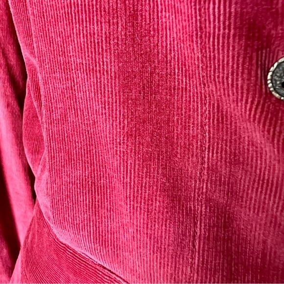 NWT Vintage EDDIE BAUER Petite Collared Button Down Corduroy Maxi Dress—SZ. MP - Picture 5 of 17